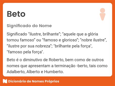 Significado do nome Beto 